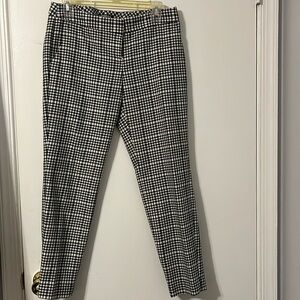 Express size 4R houndstooth skinny mid rise stretch pants